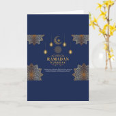 Elegant Lantern Glow Ramadan Greeting  Kaart (Gele Bloem)