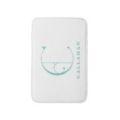 Elegant Large Monogram C Scroll Typografie Badmat (Voorkant Verticaal)