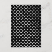 Elegant Las Vegas bestemming bruiloft detail Informatiekaartje (Achterkant)