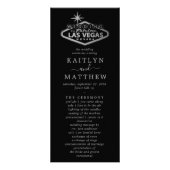 Elegant Las Vegas bestemming bruiloft programma (Voorkant)