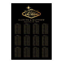 Elegant Las Vegas Bestemming Bruiloft Zitschema