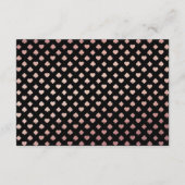 Elegant Las Vegas Bestemming Huwelijksreceptie Informatiekaartje (Achterkant)