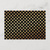 Elegant Las Vegas Bestemming Huwelijksreceptie Informatiekaartje (Achterkant)