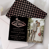 Elegant Las Vegas Destination Wedding Aankondiging
