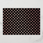 Elegant Las Vegas Destination Wedding Bedankt Folie Uitnodiging (Achterkant)