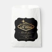 Elegant Las Vegas Destination Wedding Bedankzakje (Voorkant)