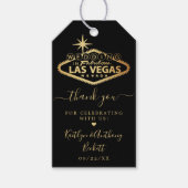 Elegant Las Vegas Destination Wedding Cadeaulabel (Voorkant)