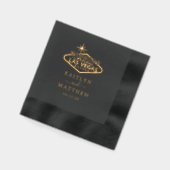 Elegant Las Vegas Destination Wedding Folie Servetten (Links)