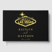 Elegant Las Vegas Destination Wedding Gastenboek (Voorkant)