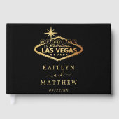 Elegant Las Vegas Destination Wedding Gastenboek (Voorkant)