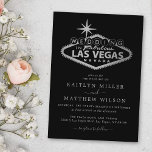 Elegant Las Vegas Destination Wedding Kaart<br><div class="desc">Viel in stijl met deze moderne en zeer trendy trouwuitnodigingen. Dit ontwerp is gemakkelijk te personaliseren met uw speciale gebeurtenisformulering en uw gasten zullen enthousiast zijn wanneer zij deze geweldige uitnodigingen ontvangen.</div>