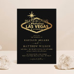 Elegant Las Vegas Destination Wedding Kaart<br><div class="desc">Viel in stijl met deze moderne en zeer trendy trouwuitnodigingen. Dit ontwerp is gemakkelijk te personaliseren met uw speciale gebeurtenisformulering en uw gasten zullen enthousiast zijn wanneer zij deze geweldige uitnodigingen ontvangen.</div>