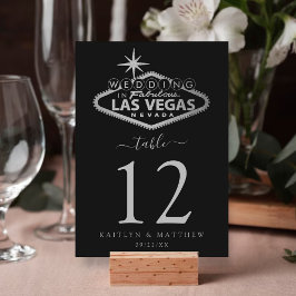 Elegant Las Vegas Destination Wedding Kaart