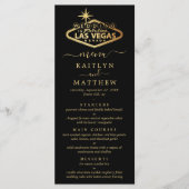 Elegant Las Vegas Destination Wedding Menu (Voorkant)