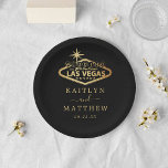 Elegant Las Vegas Destination Wedding Papieren Bordje<br><div class="desc">Viel in stijl met deze moderne en zeer trendy borden van trouwpapier. Dit ontwerp is gemakkelijk te personaliseren met uw speciale gebeurtenisformulering en uw gasten zullen enthousiast zijn wanneer zij deze geweldige borden zien.</div>