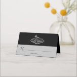 Elegant Las Vegas Destination Wedding Plaatskaartje<br><div class="desc">Viel in stijl met deze moderne en zeer trendy trouwtafel plaatskaarten. Dit ontwerp is gemakkelijk te personaliseren met uw speciale gebeurtenisformulering en uw gasten zullen enthousiast zijn wanneer zij deze geweldige plaatskaarten zien.</div>