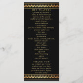 Elegant Las Vegas Destination Wedding Programmakaart (Achterkant)