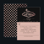 Elegant Las Vegas Destination Wedding RSVP Kaartje<br><div class="desc">Viel in stijl met deze moderne en zeer trendy bruiloft RSVP-kaarten. Dit ontwerp is gemakkelijk te personaliseren met uw speciale gebeurtenisformulering en uw gasten zullen enthousiast zijn wanneer zij deze geweldige antwoordkaarten ontvangen.</div>