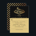 Elegant Las Vegas Destination Wedding RSVP Kaartje<br><div class="desc">Viel in stijl met deze moderne en zeer trendy bruiloft RSVP-kaarten. Dit ontwerp is gemakkelijk te personaliseren met uw speciale gebeurtenisformulering en uw gasten zullen enthousiast zijn wanneer zij deze geweldige antwoordkaarten ontvangen.</div>