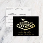 Elegant Las Vegas Destination Wedding RSVP Real Folie Uitnodiging Briefkaart<br><div class="desc">Viel in stijl met deze elegante bruiloft echte folie drukte op RSVP-briefkaarten. Dit ontwerp is gemakkelijk te personaliseren en uw gasten zullen enthousiast zijn wanneer zij deze geweldige briefkaarten ontvangen.</div>