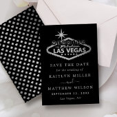 Elegant Las Vegas Destination Wedding Save The Date