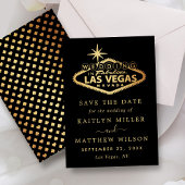 Elegant Las Vegas Destination Wedding Save The Date