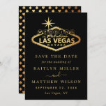 Elegant Las Vegas Destination Wedding Save The Date<br><div class="desc">Viel in stijl met deze moderne en zeer trendy bruiloft,  behalve de datumkaarten. Dit ontwerp is gemakkelijk te personaliseren met uw speciale gebeurtenisformulering en uw gasten zullen enthousiast zijn wanneer zij deze geweldige kaarten ontvangen.</div>