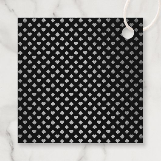 Elegant Las Vegas verjaardagsfeestje bedankt Bedankjes Labels (Achterkant)