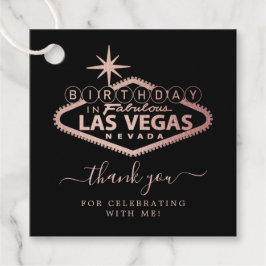 Elegant Las Vegas verjaardagsfeestje bedankt Bedankjes Labels