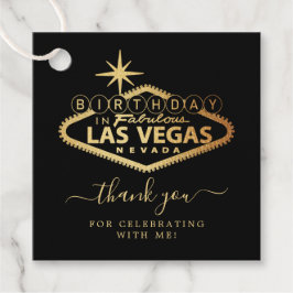 Elegant Las Vegas verjaardagsfeestje bedankt Bedankjes Labels