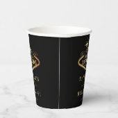 Elegant Las Vegas verjaardagsfeestje Papieren Bekers (Rechts)