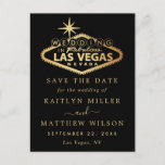 Elegant Las Vegas Wedding Save the Date Aankondigingskaart<br><div class="desc">Viel in stijl met deze moderne en zeer trendy bruiloft,  behalve de date briefkaarten. Dit ontwerp is gemakkelijk te personaliseren met uw speciale gebeurtenisformulering en uw gasten zullen enthousiast zijn wanneer zij deze geweldige briefkaarten ontvangen.</div>