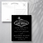 Elegant Las Vegas Wedding Save the Date Aankondigingskaart<br><div class="desc">Viel in stijl met deze moderne en zeer trendy bruiloft,  behalve de date briefkaarten. Dit ontwerp is gemakkelijk te personaliseren met uw speciale gebeurtenisformulering en uw gasten zullen enthousiast zijn wanneer zij deze geweldige briefkaarten ontvangen.</div>