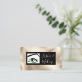 Elegant Lashes & Makeup-artiesten, DIY Name Gold & Visitekaartje (Staand voorkant)
