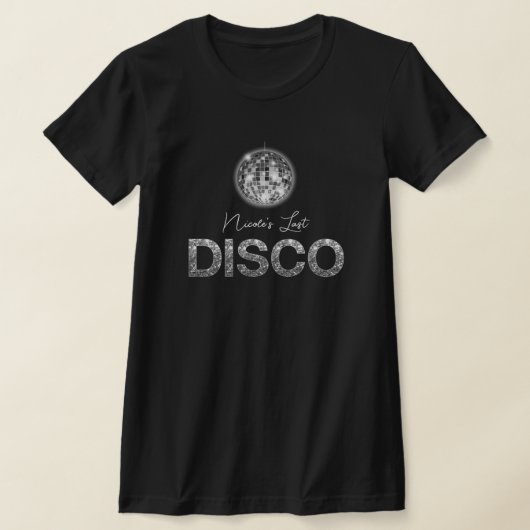 Elegant Last Disco Bachelorette Party Thema Aangep T-shirt (Laagn)