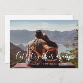 Elegant Laten we deze trouwupdate opnieuw proberen Aankondiging (Voorkant / Achterkant)