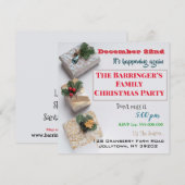 Elegant Laten we samen kerstfeest Kaart (Voorkant / Achterkant)