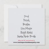 Elegant Laten we samen kerstfeest Kaart (Achterkant)