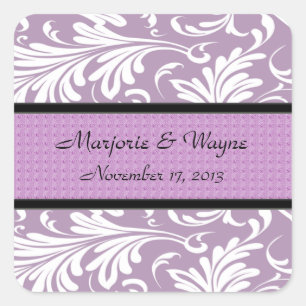 ELEGANT LAVENDAR SWIRL CUSTODING STICKER