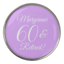 Elegant Lavendel 60 & Pensioen Pensioenfeestje