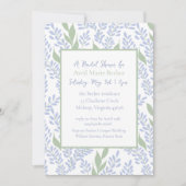 Elegant Lavendel Botanisch Vrijgezellenfeest Kaart (Voorkant)