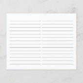 Elegant Lavendel Vrijgezellenfeest Recept Kaart (Achterkant)