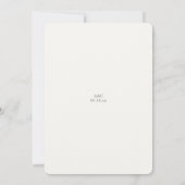 Elegant Lavendel Waterverf Bloemen Boeket Bruiloft Kaart (Achterkant)