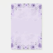 Elegant Lavendel Waterverf Paarse Botanische Post-it® Notes (Voorkant)
