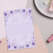 Elegant Lavendel Waterverf Paarse Botanische Post-it® Notes