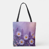 Elegant lavendelbloesem Tas (Achterkant)