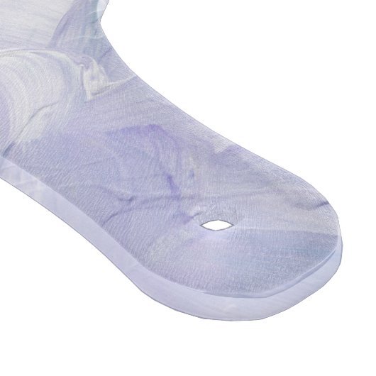 Elegant Lavender And White Paint Pattern Snijplank (Hoek)