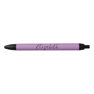 Elegant Lavender en de Zwarte Naam van de Tekst va Inkt Pen