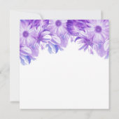 Elegant Lavender Floral Bridal Brunch Uitnodiging (Achterkant)