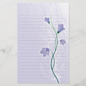 elegant lavender floral bruiloft met papier (Voorkant)
